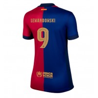 Barcelona Robert Lewandowski #9 Domáci Ženy futbalový dres 2024-25 Krátky Rukáv